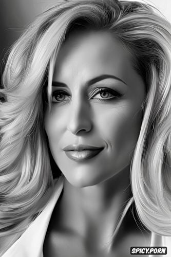 extremely detailed and realistic, detailed face and eyes, imagine gillian anderson