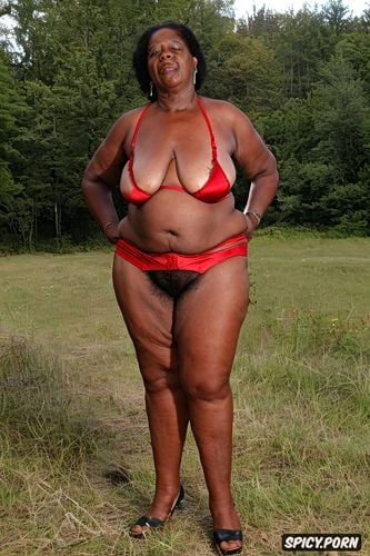 saggy, red satin suspender belt, crackhead prostitute, wide hips