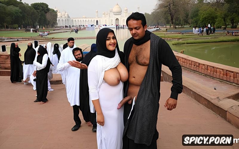 groping, huge black veiny dick, silicon tits, pakistani teen muslim wife wearing burkha