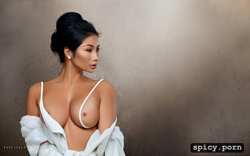 19 yo thai woman, perky nipples, one person only, seductive