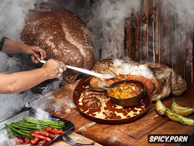 human spitroast cooking a cooked human bbw afterbeing roasted baked cooked for human cannibalisme anthropophagie for the human cannibaldinner as a roasted baked cooked human bbw antrophage dish for human cannibalisme eating a roasted baked cooked human bbw