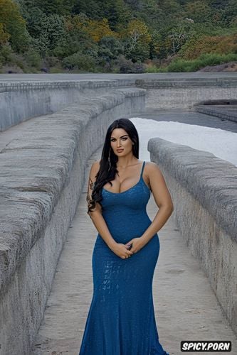 professional photography of spanish gypsy woman, big eyes, long hair