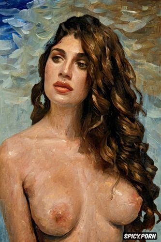 post impressionist fauves erotic art, smoke, long wavy hair