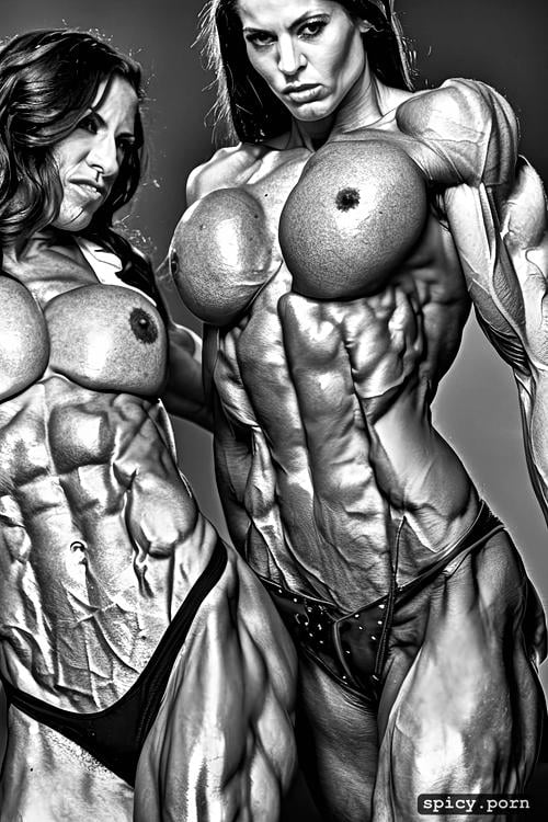 massiv abs, perfect face, scar, anatomically correct, very muscular