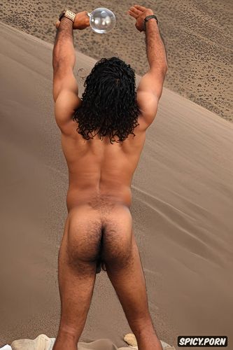 desert, horny, bubble butt, saudi gay men, sex, big ass, hard nipples hairy body hairy chest hairy ass