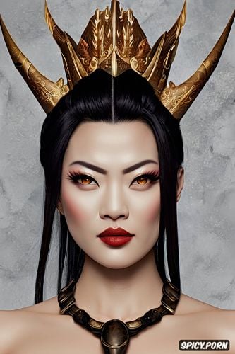 flame crown, face shot, sharp focus, concept art, golden eyes