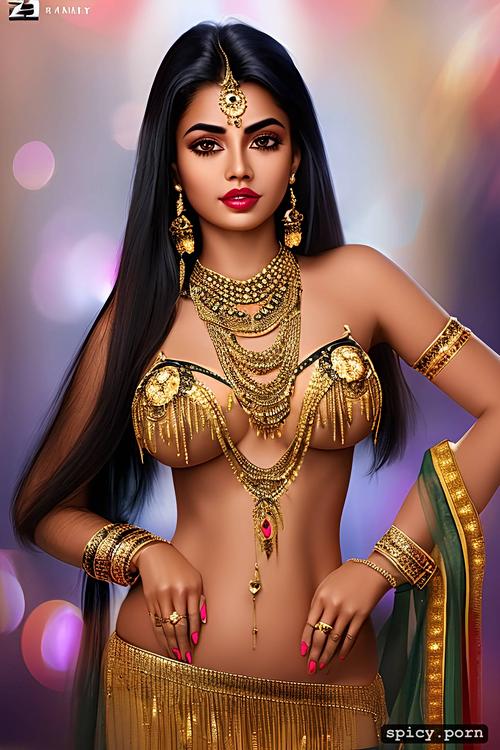 big bare boobs, busty body, 18 years old, indian princess, half saree