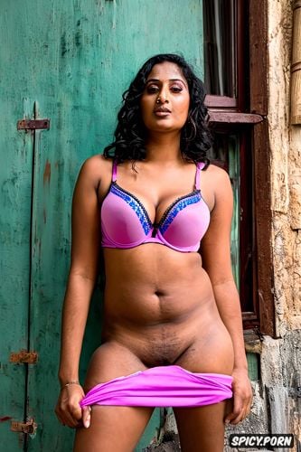 a fully dressed, mid twenties gujarati beauty with an hourglass body