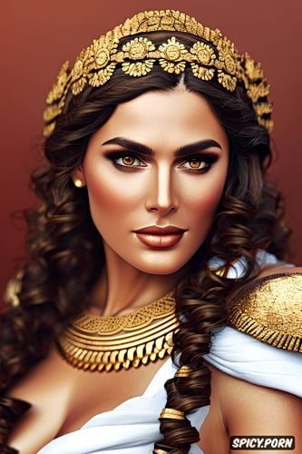 princess andromache, ultra detailed, greek mythology, high cheekbones