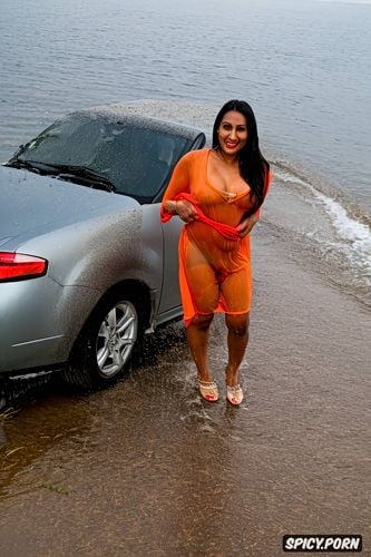 desperately seeking viewer s assistance, a young soaking wet stunning typical indian bhabhi