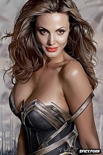 angelinajolie is wonderwoman, mature woman, teen breasts, hairy