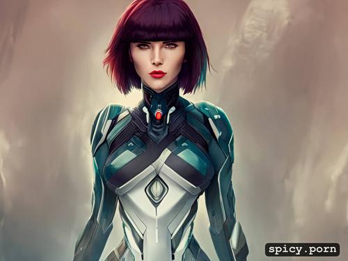 masterpiece, triadic color, byjustpixels, highres, ghost in the shell