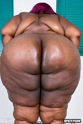 centered, naked, busty, ssbbw, portrait, intricate, enormous round ass