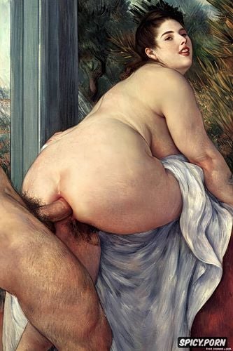 oil rig, smile, thick body, cézanne, lustful penetration, licking her ear