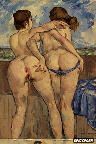 fat legs, smoke, cézanne, modern post impressionist fauves erotic art