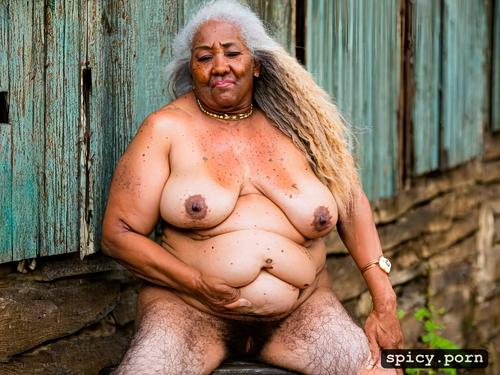 flabby, wrinkles, obese, freckles, photo, hairy pussy, 80 yo