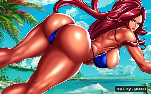android 21 naked with a small waist and big ass