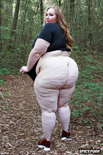 ssbbw, detailed cute face, realistic skin, realistic anatomy