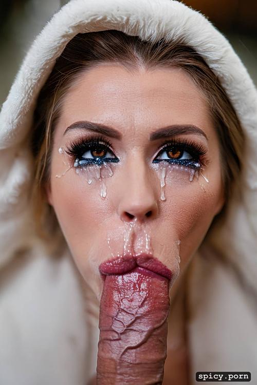 wet0 7, deepthraot facial expression, big wide open eyes, detailed facial expression1 1