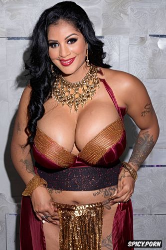 busty, ruby necklace, gigantic bulging boobs, large natural breasts