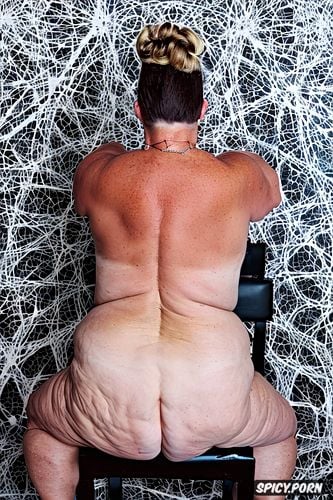 best quality, intricate, huge massive fat ass, on a chair, european