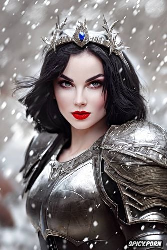 ultra detailed, warrior snow white disney s snow white beautiful face wearing armor young masterpiece
