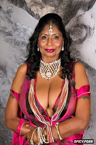 gilf, gorgeous face, portrait, nsfw, photorealistic, indian