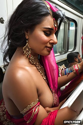 several 25 yo indian panhandler bhabhi open their vaginas standing on the train