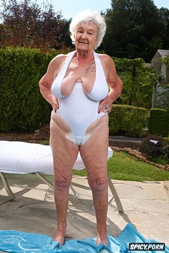 encouraging masturbation, ninety year old irish granny, showing tits massive breast wearing sexy slide mules