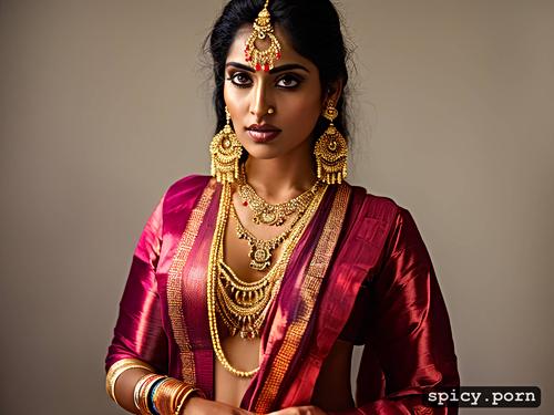 beautiful face, south indian woman, 30 years old, seductive