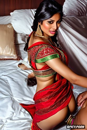 a gujarati bhabi, saree, doggystyle, bedroom, fucked by multiple men