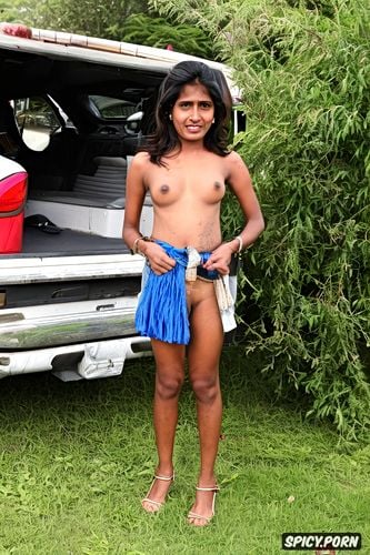 an indian disadvantaged farmworker female beauty is forcefully stripped and objectified forced to display her vagina for the purpose of being violated by her owners
