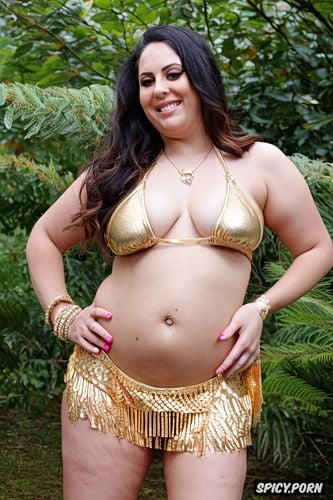 gigantic natural boobs, full view, beautiful smiling face, very beautiful bellydancer