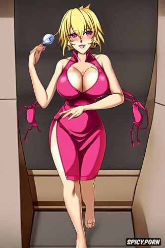 blushing, no cleavage, form fitting clothes, med size penis