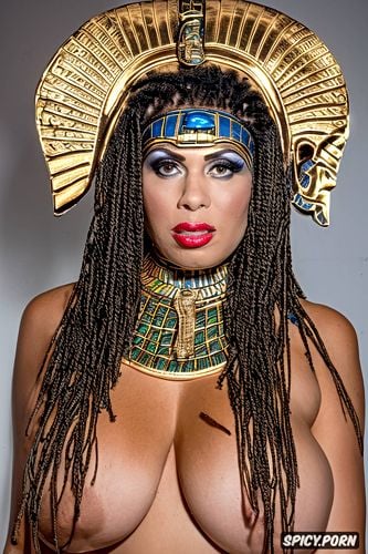 huge massive whoppers, perfect anatomy, gorgeous face, egyptian