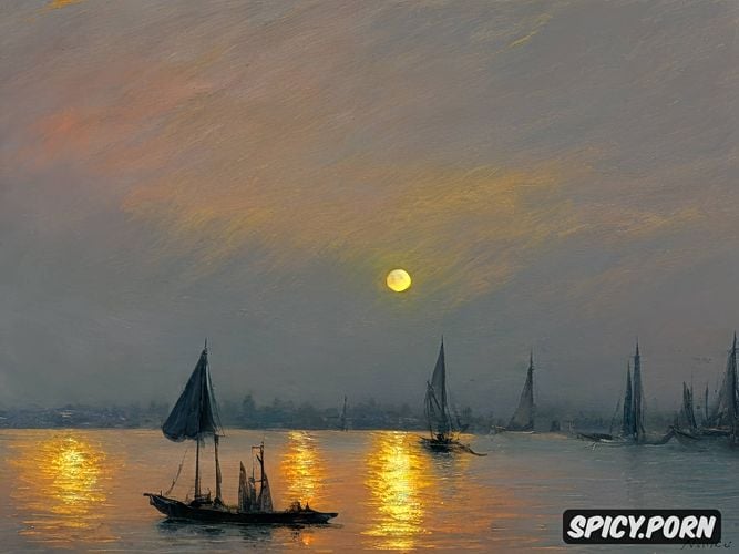 extreme detail, fine art, three d shadowing, oil painting aivazovsky style painting natural oil brush