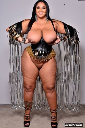 curvy, gorgeous1 8 voluptuous egyptian bellydancer, gold and silver jewelry