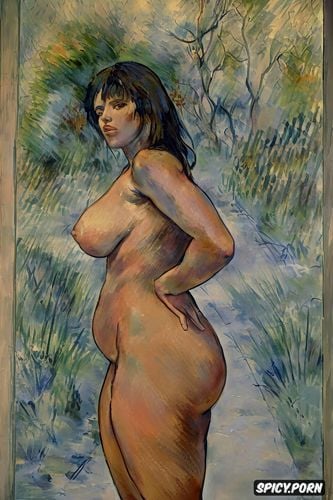 jungle, very shy, old grandmother, cézanne, fauvism, wide hips