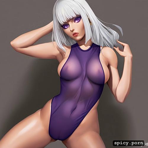 detailed, style artificy, see through tanktop with underboob
