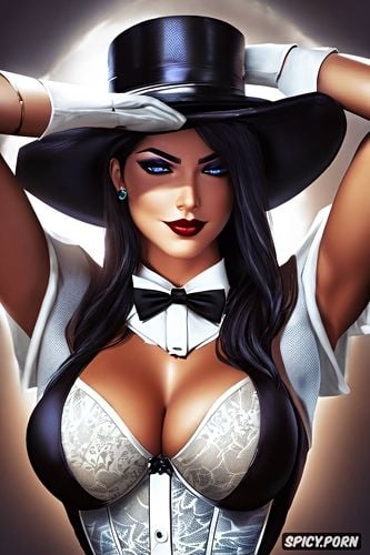 masterpiece, zatanna the justice league black lingerie beautiful face milf