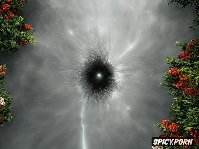 beautiful female mandelbrot neuro web zoom in on open pussy lips intricate galaxy inlay