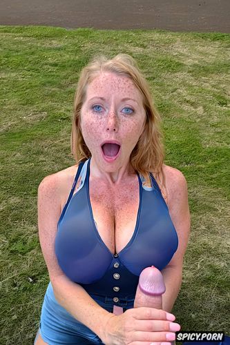freckles, big black dick 1 6, nipple slip, big tiddy italian milf discreetly pulls massive saggy breasts out of tight top