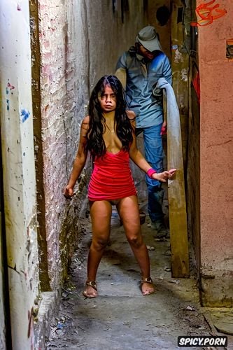 helplessly broken, must helplessly stare at the camera, pakistani female college student