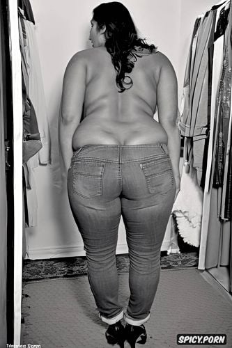 thick tamil indian, changing in dimly lit fitting room, underside of boobs