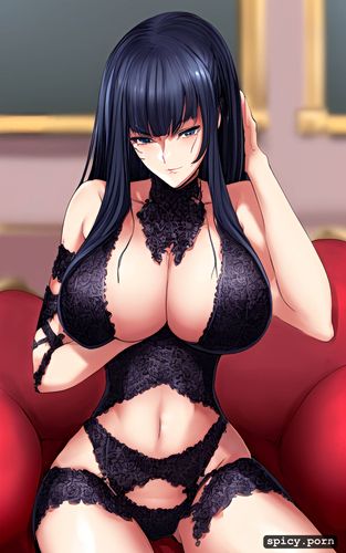 realistic, busty, ultra detailed, highres, cute woman, goth