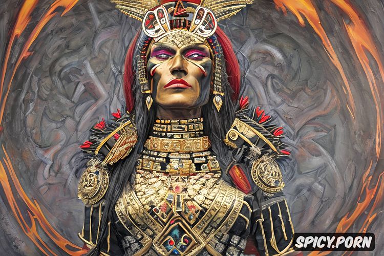 aztec queen warrior, destroy, apocalypse, world war, destruction