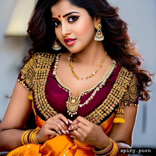 south indian actress in revealing traditional cloth