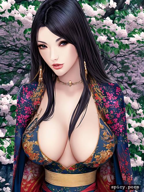 3d style, a close up of a woman in a costume, hy1ac9ok2rqr, in feudal japan