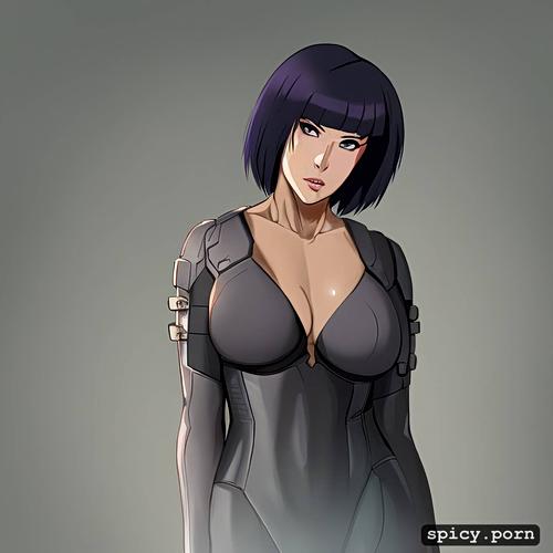 engineered, ghost in the shell, wide field of view, full shot