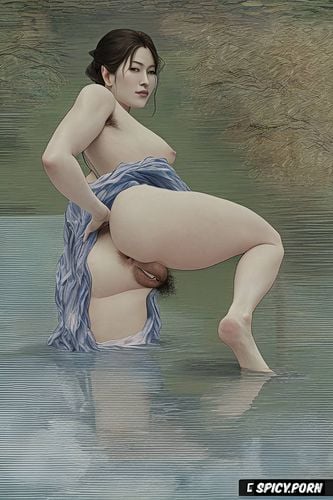 eduard vuillard, portrait, japanese nude, impressionism monet painting